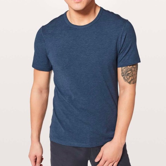 lululemon athletica Other - Lululemon 5 Year Basic Tee 
Heathered Navy